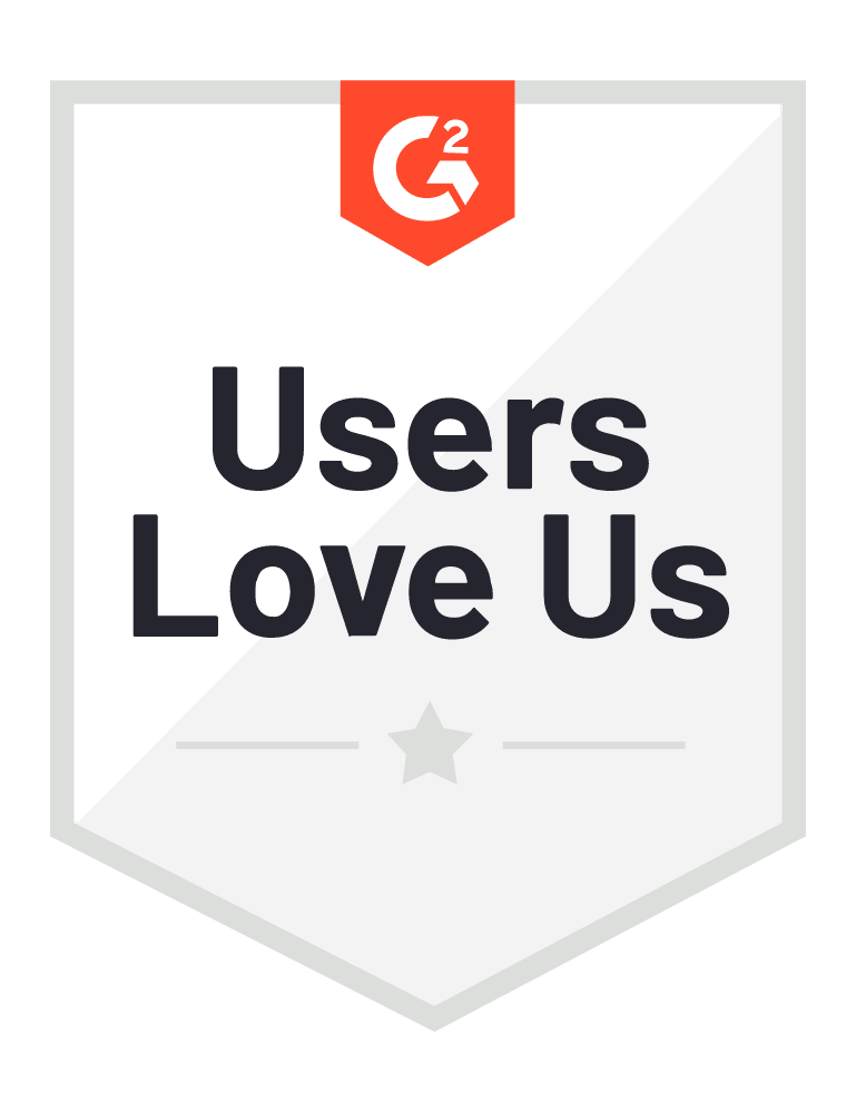 Users love us badge